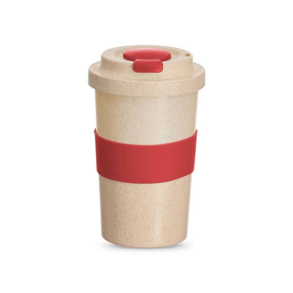 COPO FIBRA BAMBU SPX-14327 NA COR VERMELHO