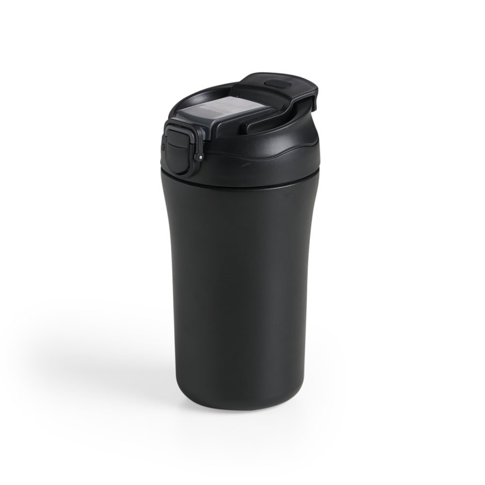 COPO INOX PAREDE DUPLA 450ML SPX-14725 NA COR PRETO