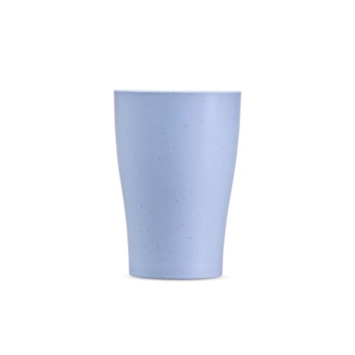 Copo Com Logo Palha De Trigo 310Ml na cor azul