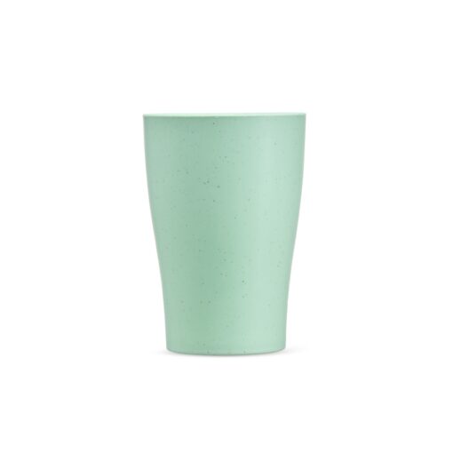 Copo Para Brindes Palha De Trigo 310Ml na cor verde
