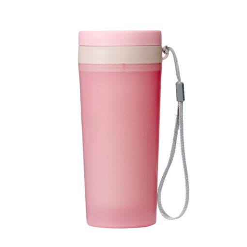 Copo Personalizado Plástico 300Ml - Rosa/Bege