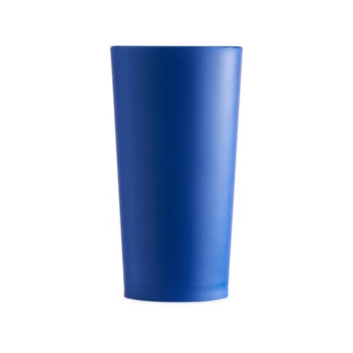 Copo Promocional Plástico 420Ml na cor azul
