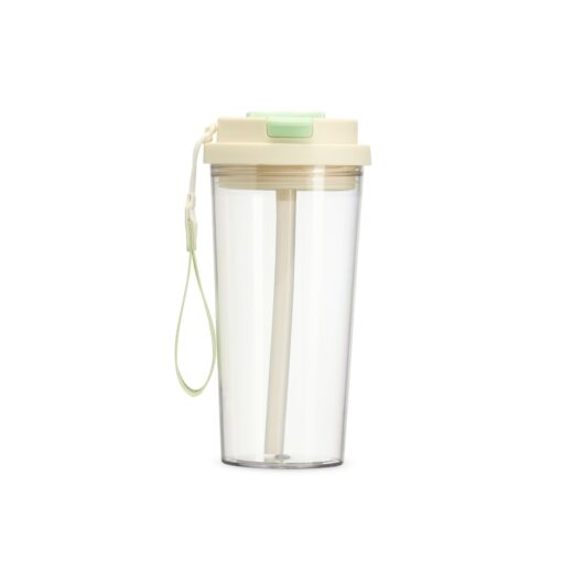 Copo Personalizado Plástico 600Ml - Verde/Transparente