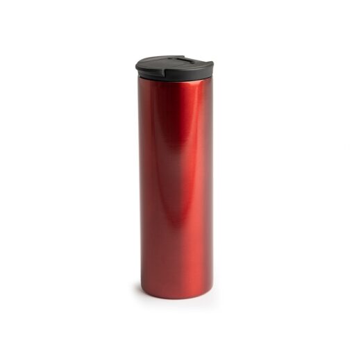 Copo Personalizado Inox 500Ml - Vermelho/Preto