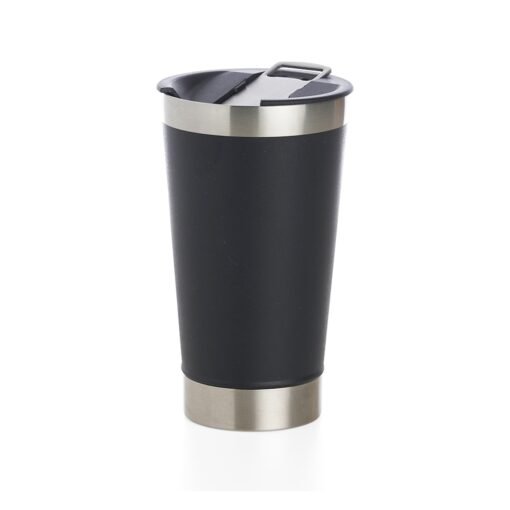 COPO TÉRMICO 500ML *LISO C/ ABRIDOR SPX-18645L-PRE NA COR PRETO