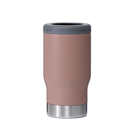 Copo personalizado térmico - dourado com detalhes em inox