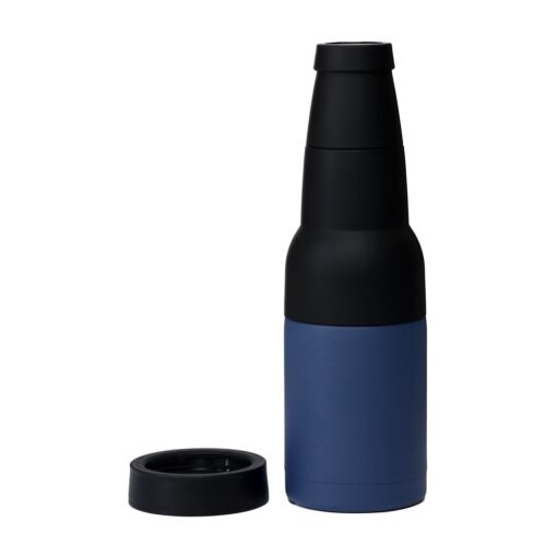 Copo Para Brindes Térmico Multiuso - azul com detalhes em preto