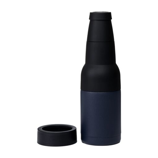 Copo Promocional Térmico Multiuso - azul com detalhes em preto