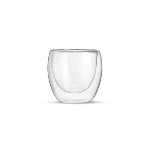 COPO VIDRO PAREDE DUPLA 160ML SPX-06096-BCO NA COR TRANSPARENTE