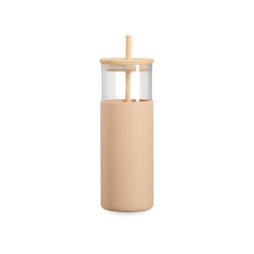 Copo Personalizado Vidro 500Ml - Rosa/Transparente SPX-01001-BEG