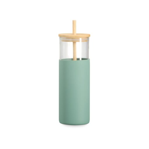 Copo Personalizado Vidro 500Ml - Verde/Transparente