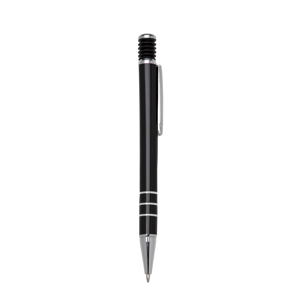 CANETA METAL C/ SANFONA  SPX-ER166B NA COR PRETO