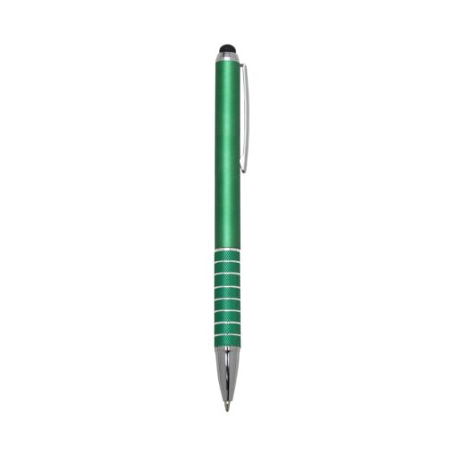 Caneta Personalizada Plástica - Verde/Prata SPX-ER198B-VD