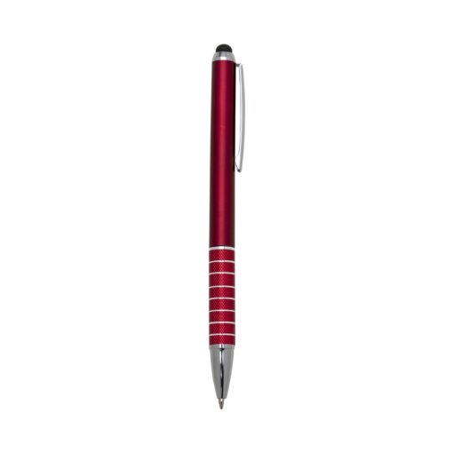 Caneta Personalizada Plástica - Vermelho/Prata SPX-ER198B-VM