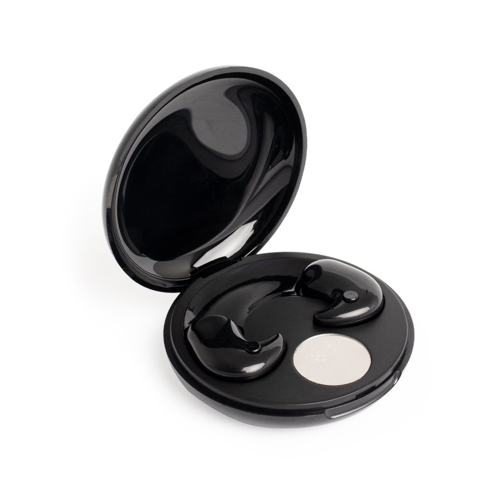 FONE DE OUVIDO BLUETOOTH COM CASE CARREGADOR SPX-06084 NA COR PRETO