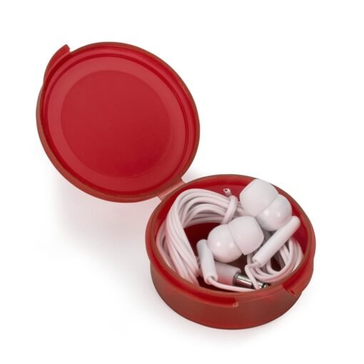 Fone Personalizado Plástico - Vermelho/Branco