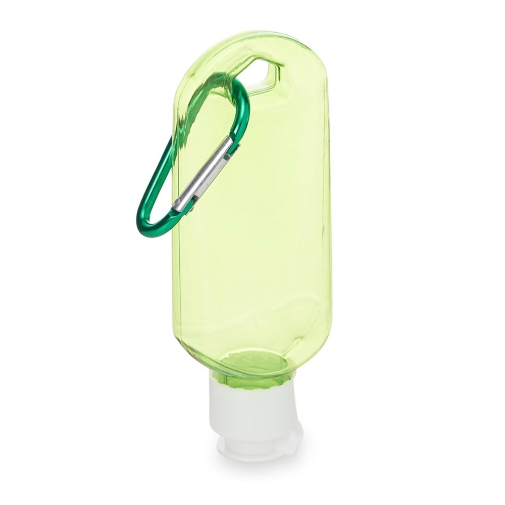 FRASCO 55ML C/ MOSQUETÃO  SPX-P@18635 NA COR VERDE