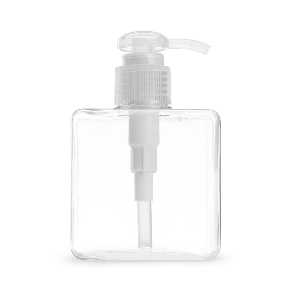 FRASCO QUADRADO 280ML  SPX-P@18571-TRA NA COR TRANSPARENTE