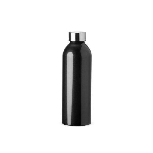 Garrafa Personalizada Alumínio 800Ml - Preto/Prata