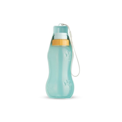 Garrafa Personalizada Plástico 400Ml - Azul/Branco