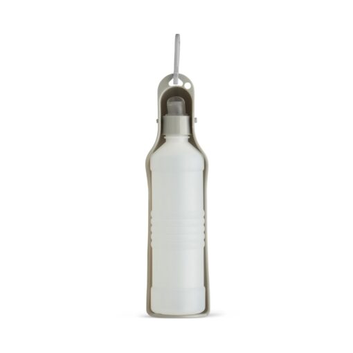 Garrafa Para Brindes Bebedouro Pet 420Ml na cor cinza