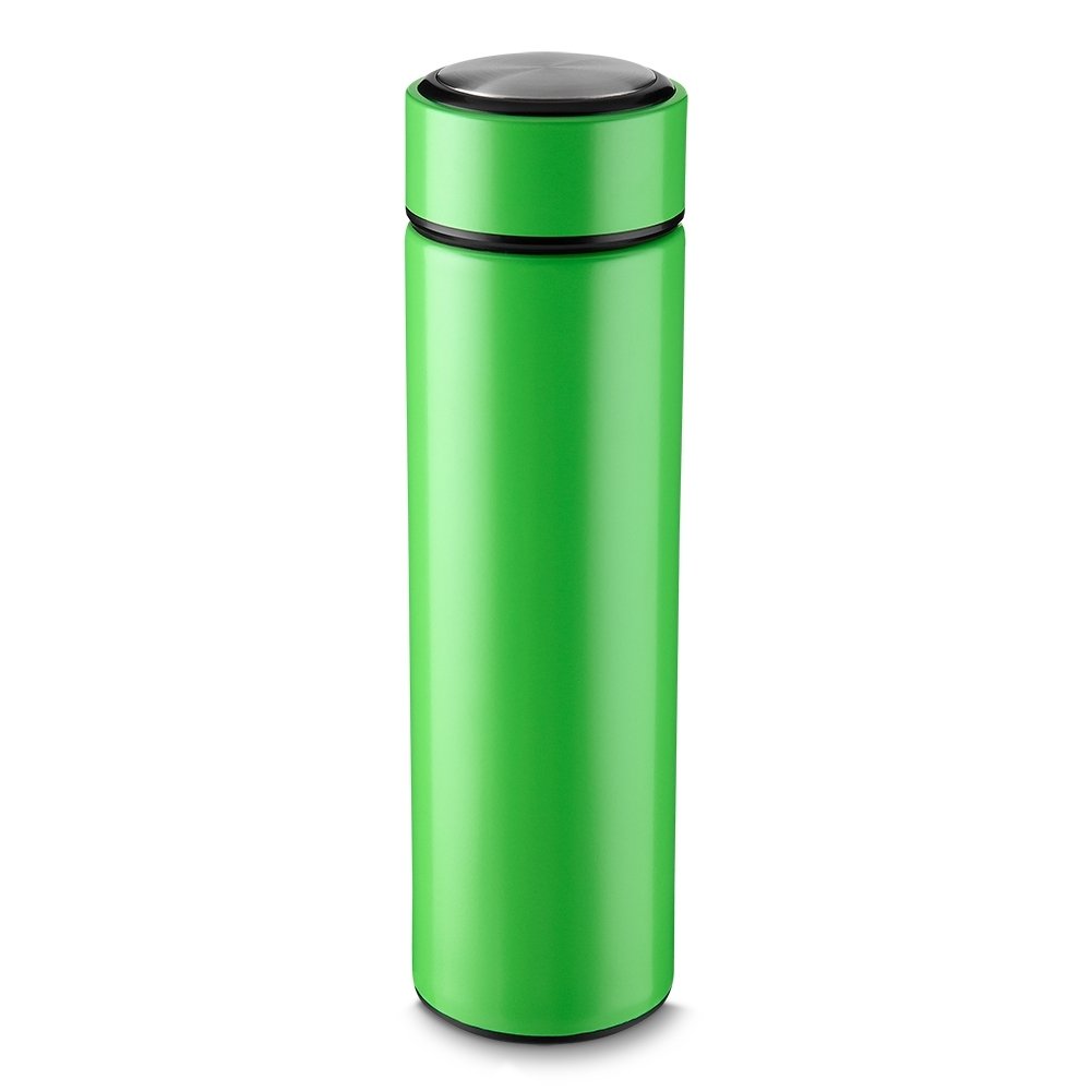 GARRAFA 450ML PAREDE DUPLA SPX-14703 NA COR VERDE