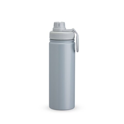Garrafa Para Brindes Inox 750Ml na cor cinza