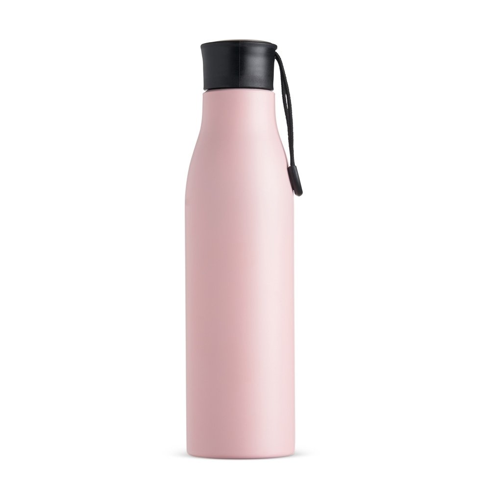 GARRAFA INOX 800ML SPX-18725 NA COR ROSA