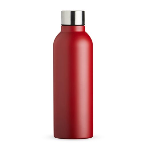 Garrafa Personalizada Inox 800Ml - Vermelho/Inox