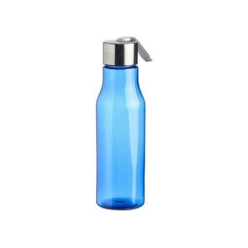 Garrafa Personalizada Plástica 600Ml - Azul/Inox SPX-18695-AZE