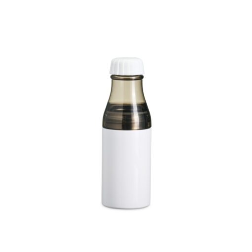 Garrafa Personalizada Inox 600Ml - Branco/Preto