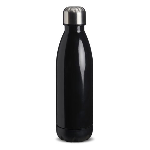 Garrafa Personalizada Plástica 700Ml - Preto/Inox SPX-14739L-PRE