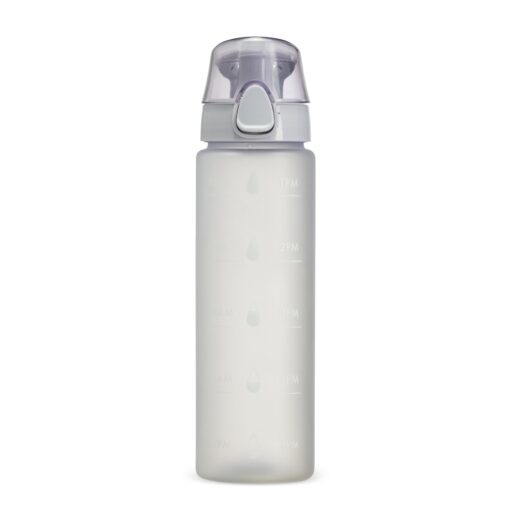 Garrafa Personalizada Plástica 700Ml - Transparente/Branco SPX-02416-TRA