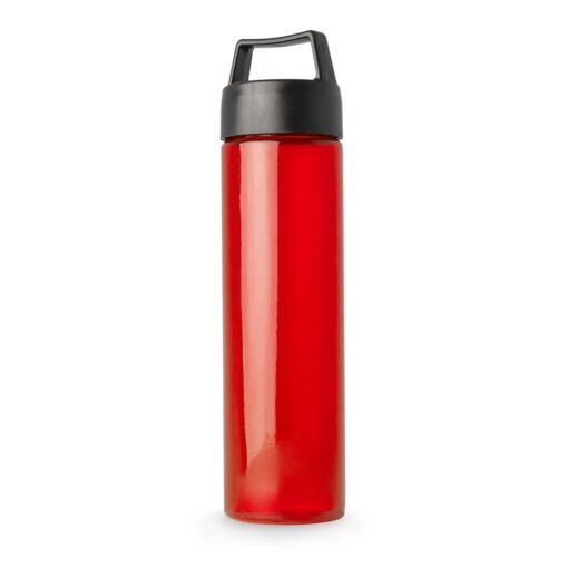 Garrafa Personalizada Plástica 700Ml - Vermelho/Preto SPX-14873-VMT