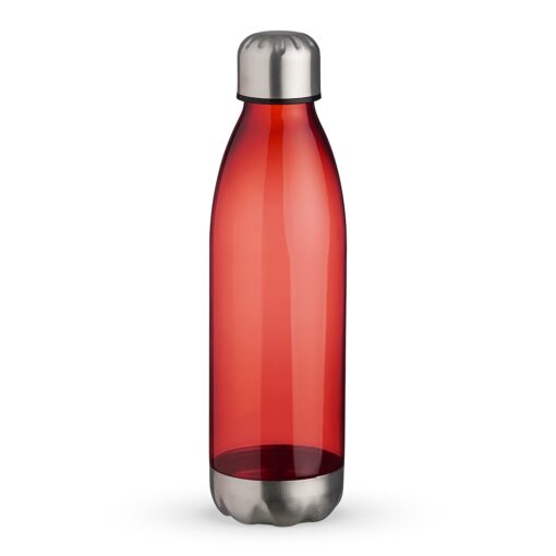 Garrafa Personalizada Plástica 700Ml - Vermelho/Inox SPX-17012-VM/INO