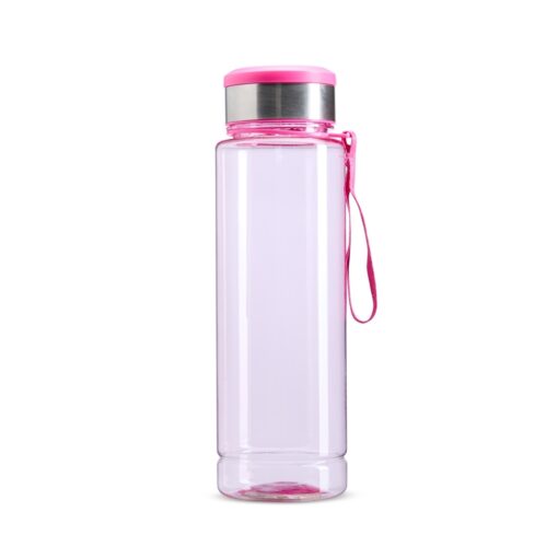 Garrafa Personalizada Plástica 950Ml - Rosa | Brindes Brasil