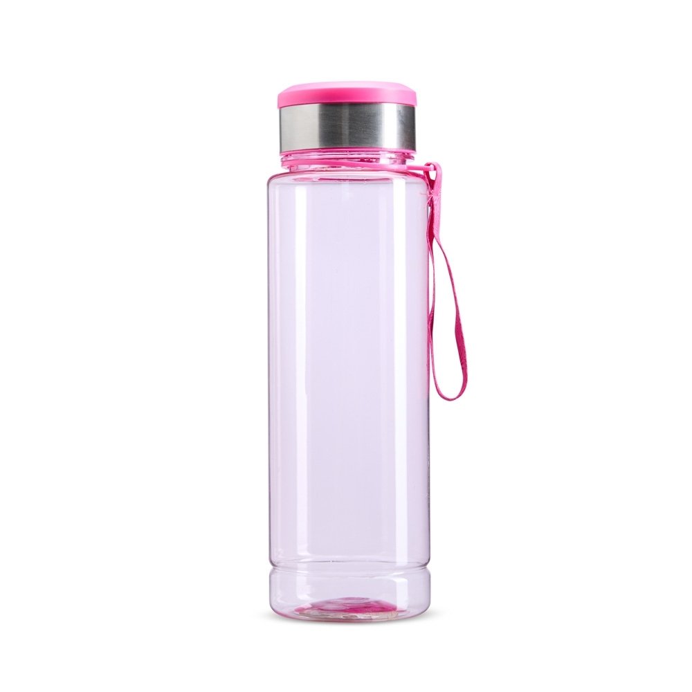GARRAFA PLÁSTICA 950ML PORTA-COMPRIMIDO SPX-08279 NA COR ROSA