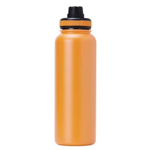 Garrafa Personalizada Inox 1,2L - Laranja/Preto