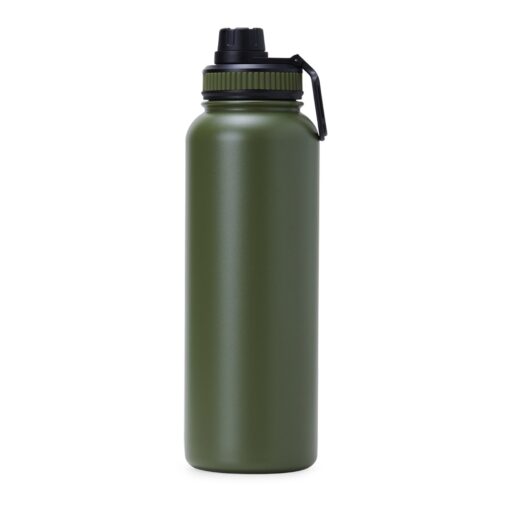Garrafa Personalizada Inox 1,2L - Verde/Preto
