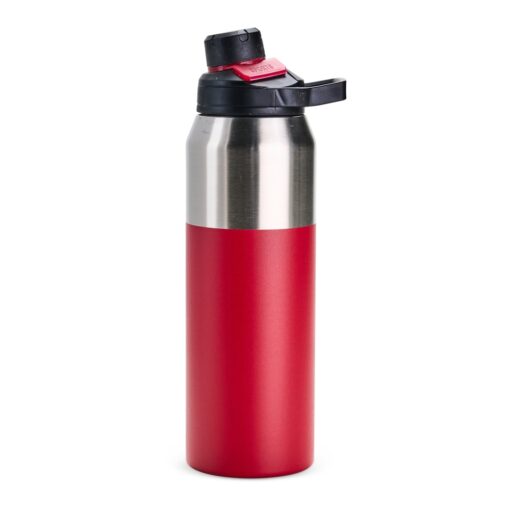 Garrafa Personalizada Inox 1L - Vermelho/Inox SPX-E@08063-VM