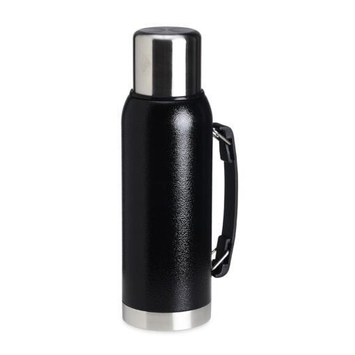 GARRAFA TÉRMICA 1 LITRO *TEXTURA SPX-18678T-PRE NA COR PRETO