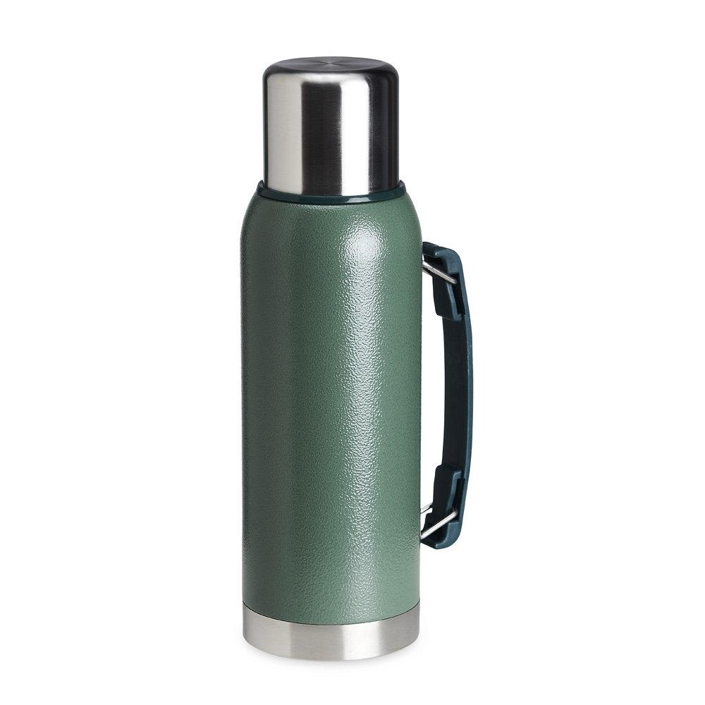 GARRAFA TÉRMICA 1 LITRO *TEXTURA SPX-18678T NA COR VERDE