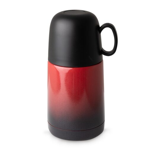 Garrafa Personalizada Plástica 230Ml - Vermelho/Preto