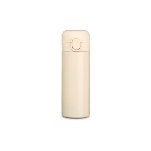Garrafa Personalizada Inox 400Ml - Bege | Brindes Brasil