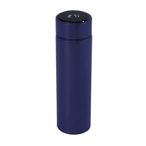 GARRAFA TÉRMICA 400ML C/ TERMÔMETRO SPX-14794-AZU NA COR AZUL