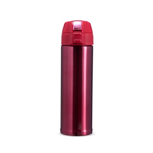 Garrafa Personalizada Silicone 480Ml - Rosa | Brindes Brasil
