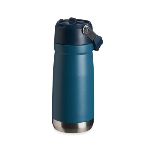Garrafa Personalizada Inox 550Ml - Azul/Inox SPX-04097-AZU