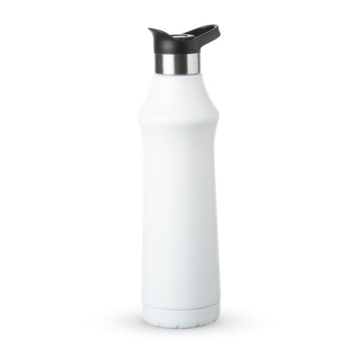 Garrafa Personalizada Inox 500Ml - Branco/Inox SPX-18634-BCO