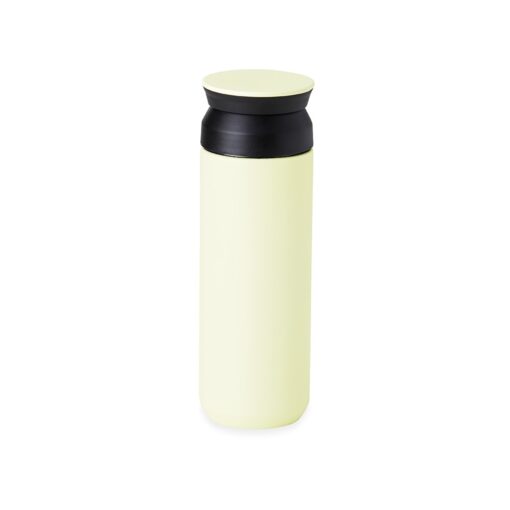 Garrafa Personalizada Inox 470Ml - Branco/Preto