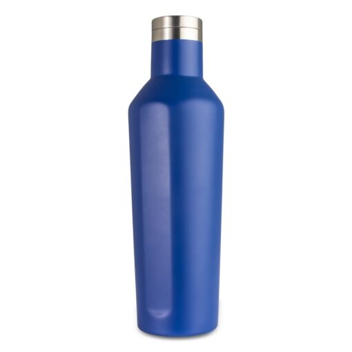 Garrafa Personalizada 520Ml - Azul/Inox | Brindes Brasil